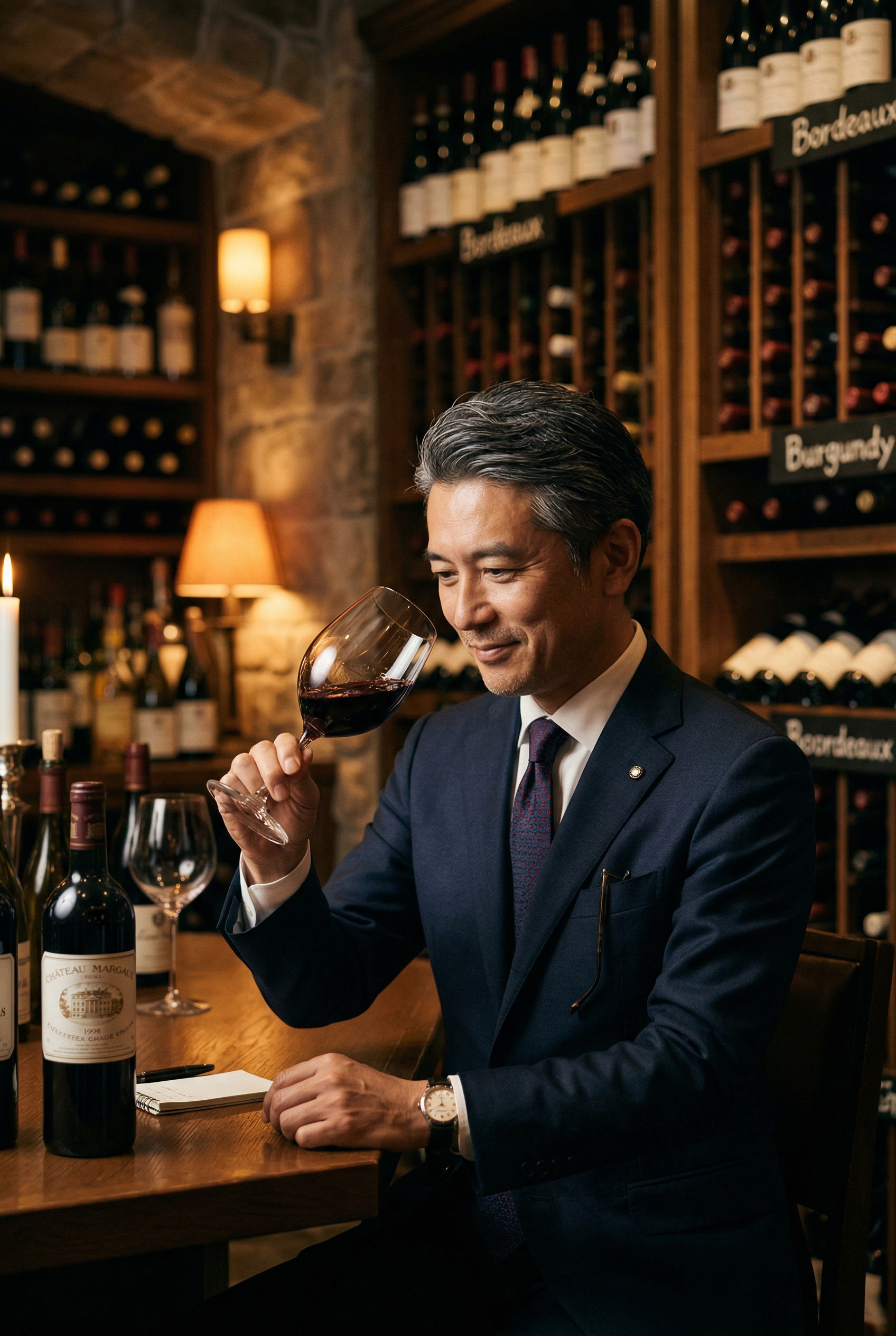 ワインを嗜む日本人経営者