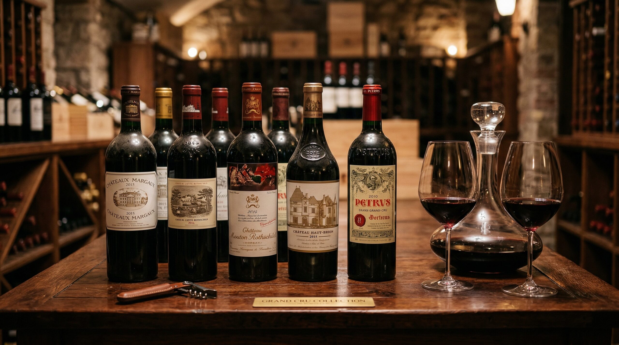 プレミアムワインのコレクション