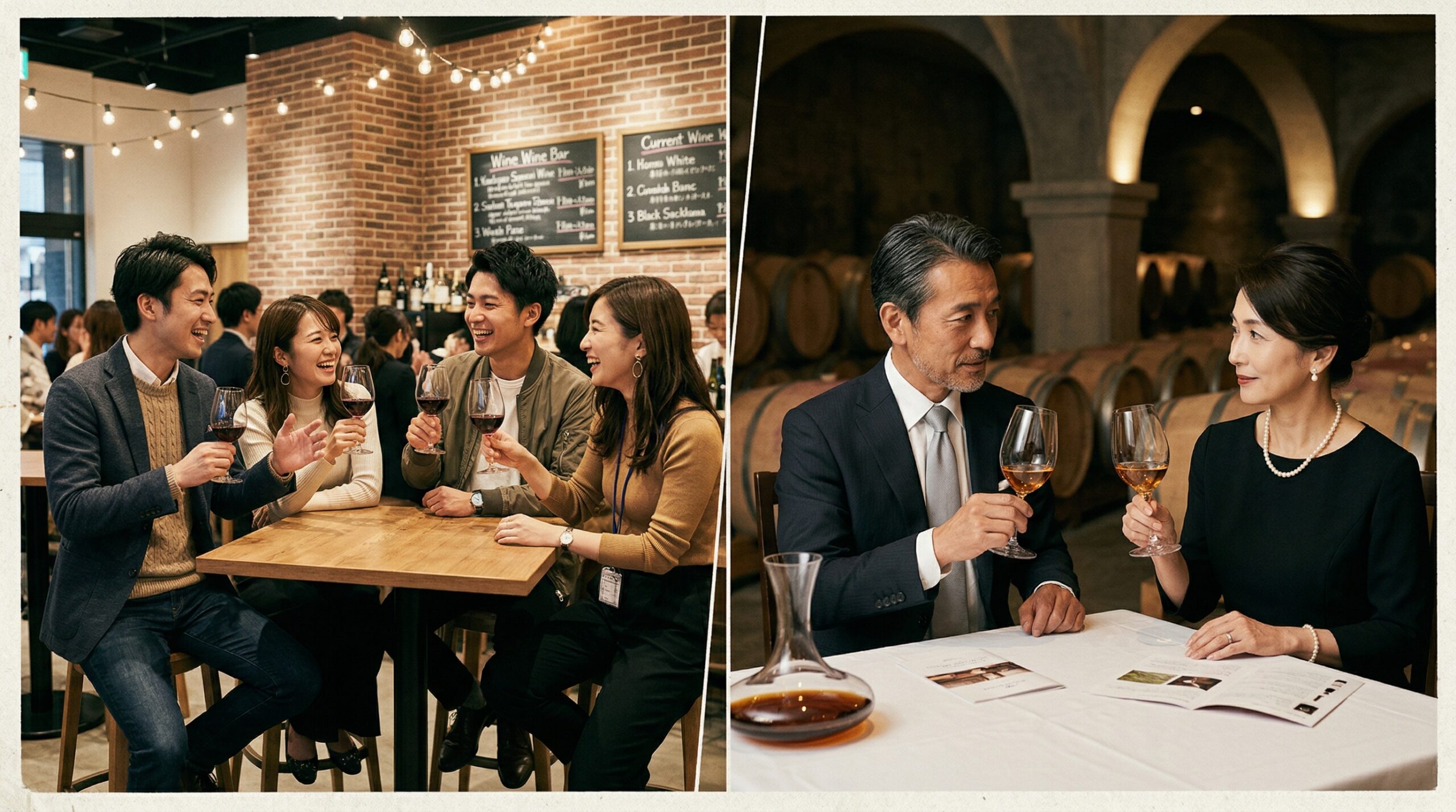 ワイン会年齢層別ガイド