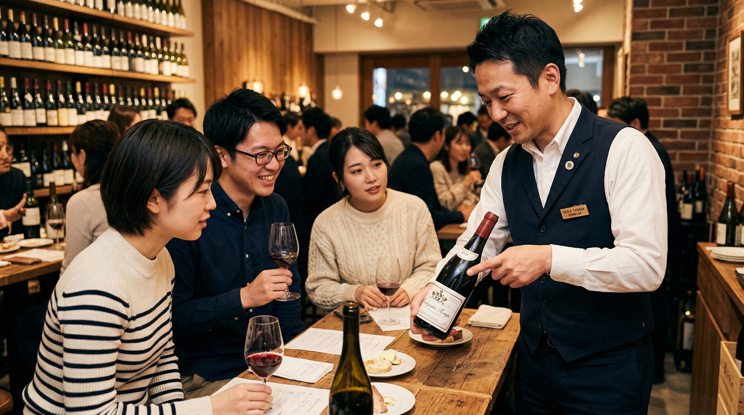 ソムリエからワインを学ぶ