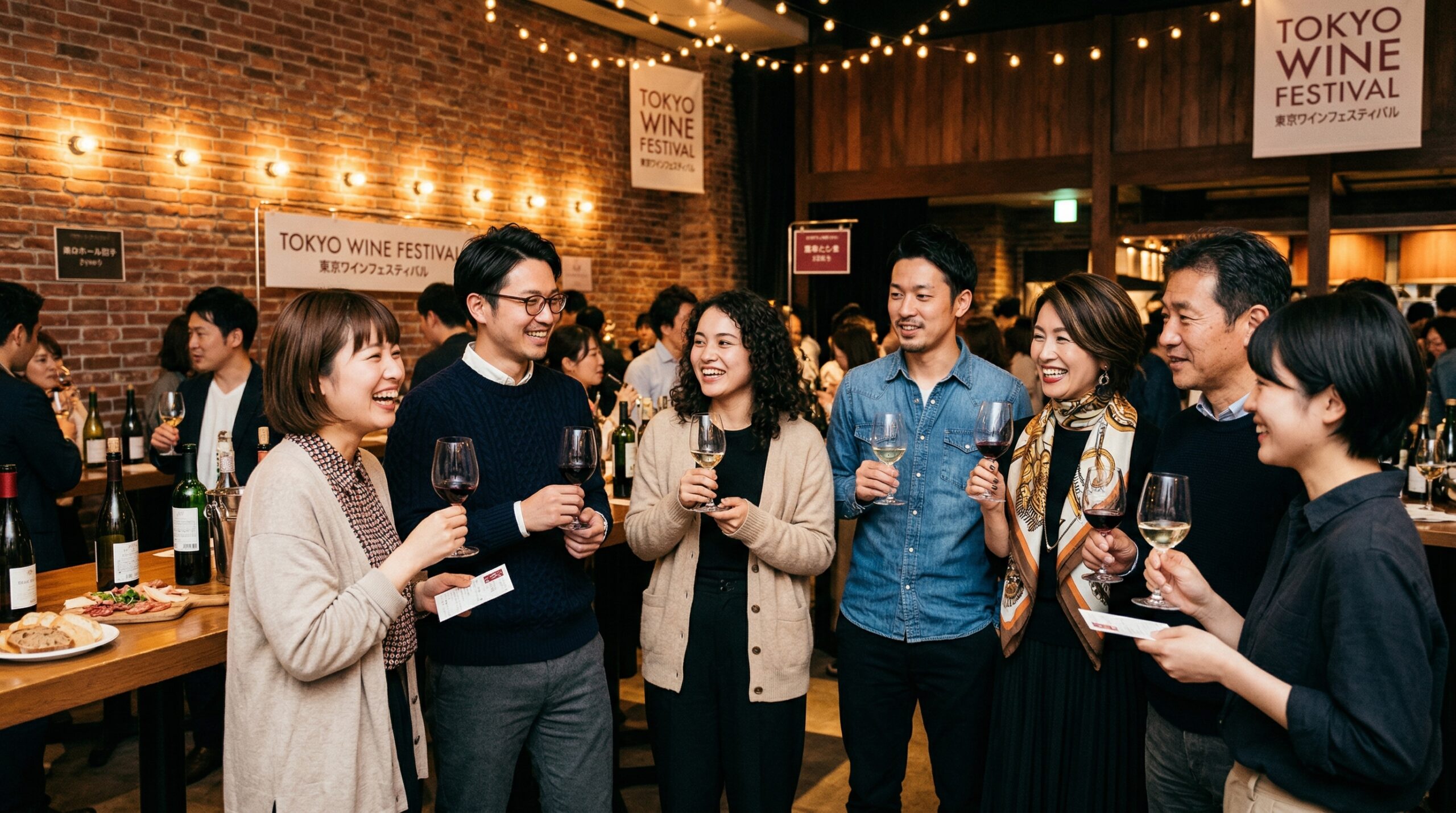 カジュアルな立食ワイン会
