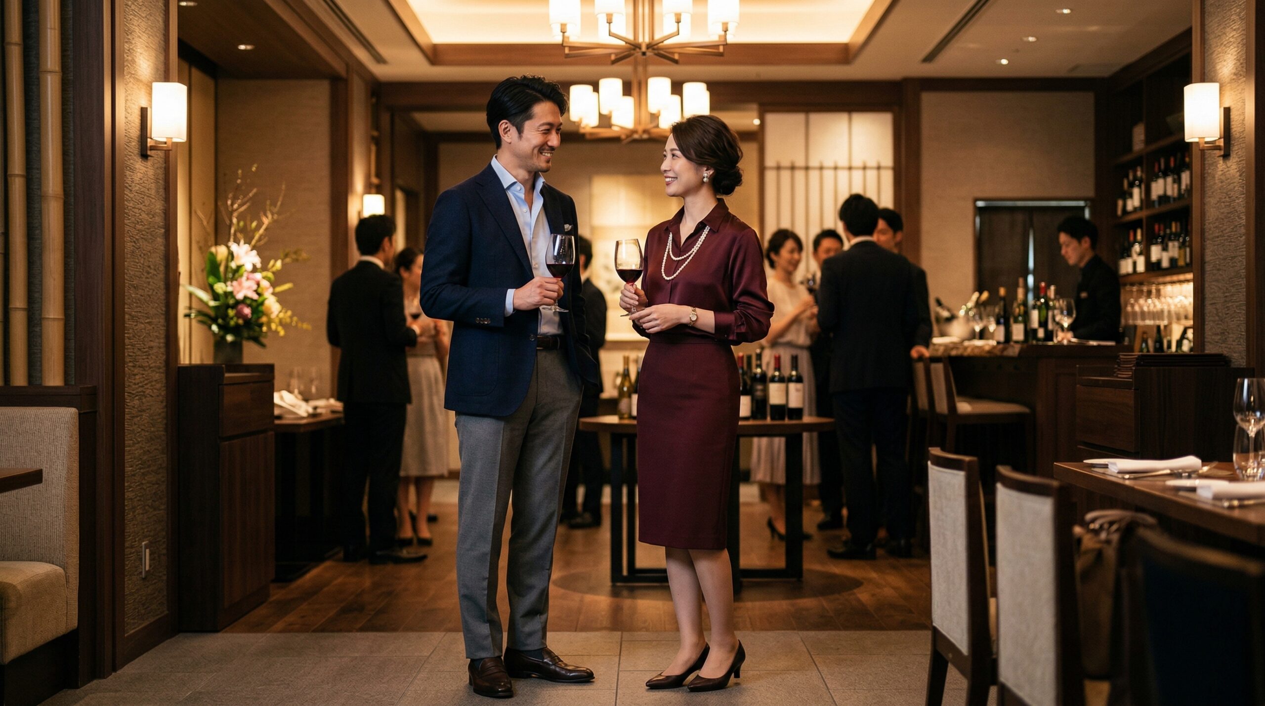 ワイン会の服装・ドレスコード完全ガイド - 日本人カップルのスマートカジュアル