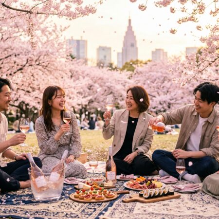 春のワイン会・お花見ロゼイベント