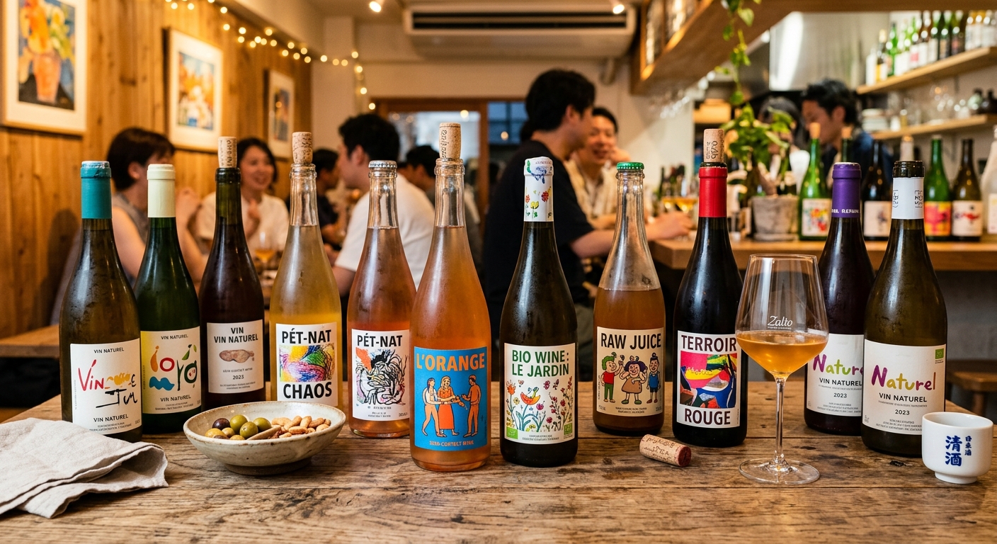 ビオワインのボトル