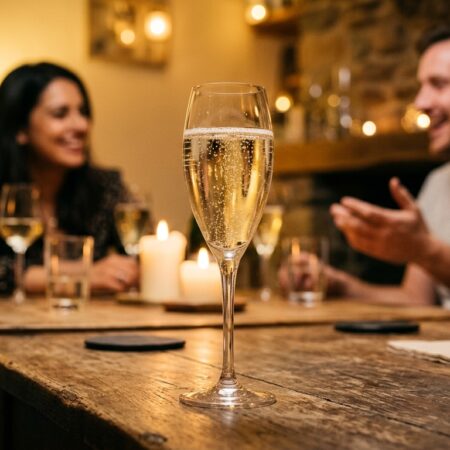ワイン会での最初の一杯