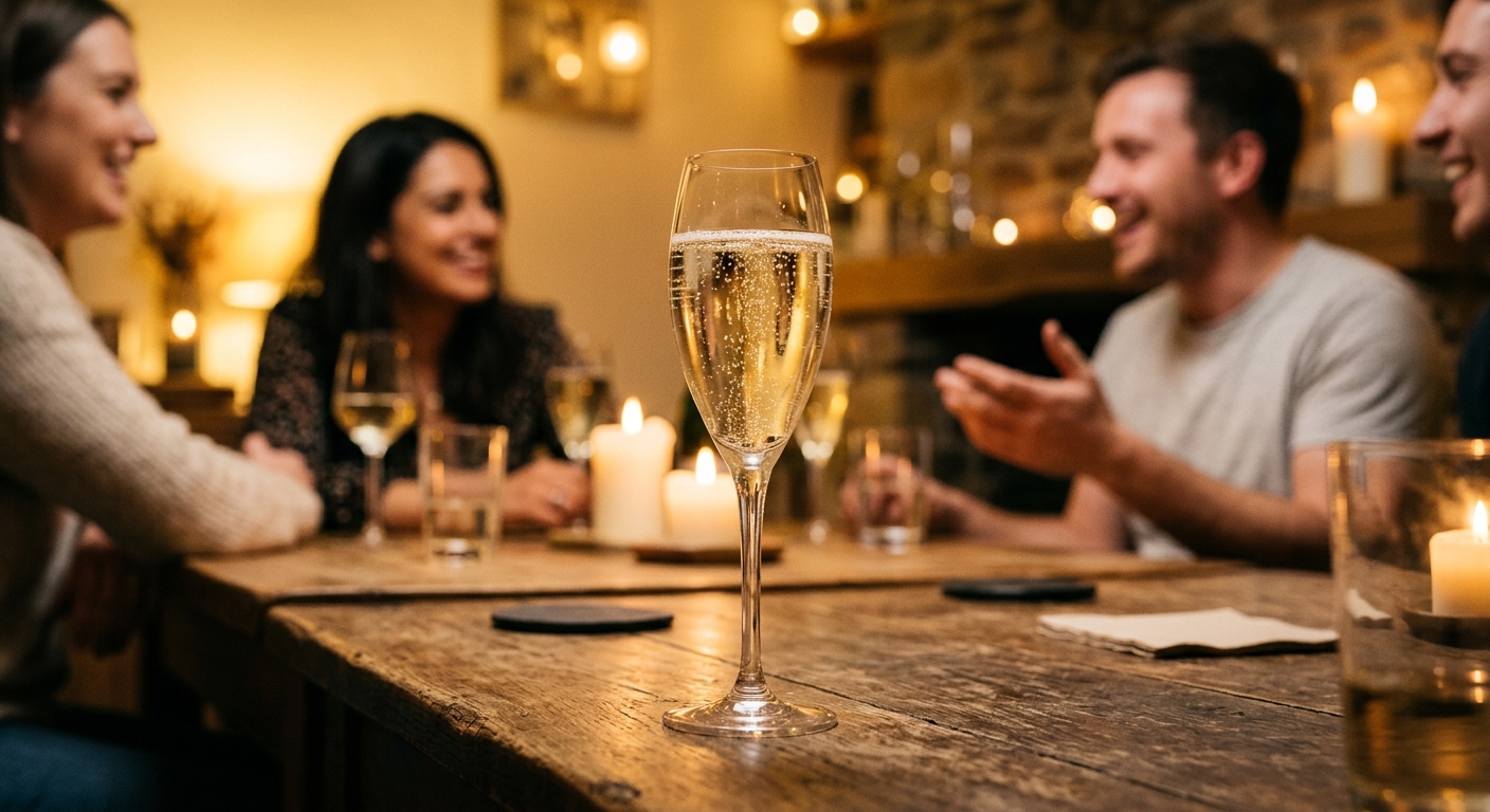 ワイン会での最初の一杯